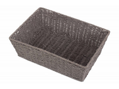 EXTRA LARGE GREY PAPER ROPE TRAY