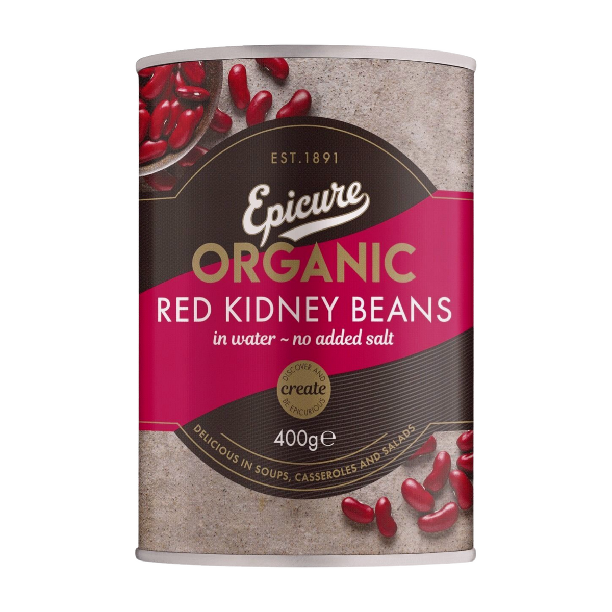 Epicure Organic Red Kidney Beans (400g)
