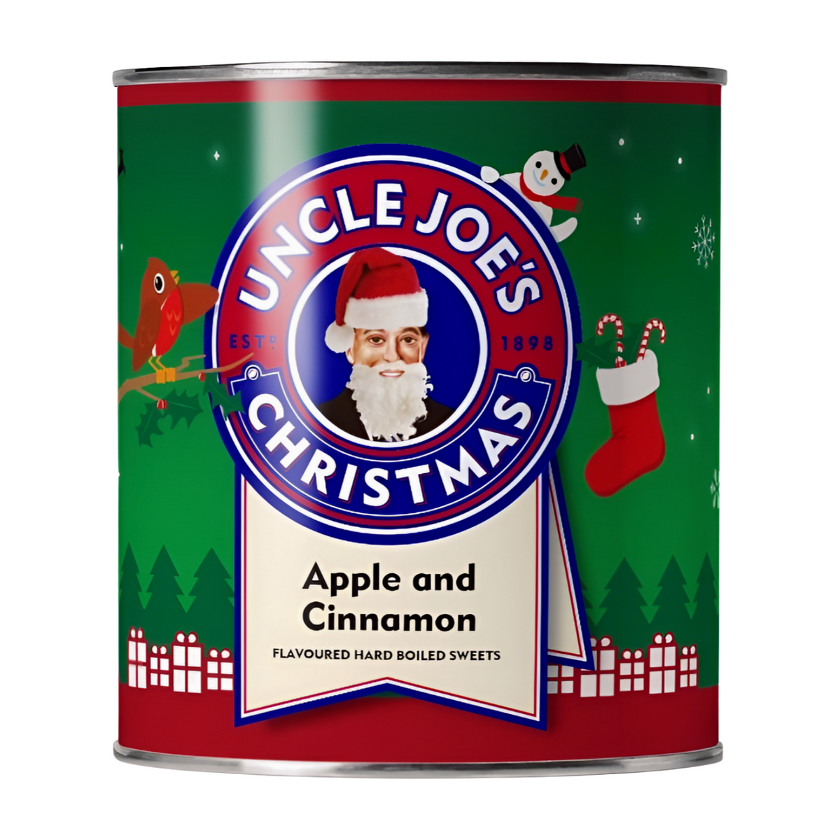 Uncle Joe's Apple & Cinnamon Flavoured Boiled Sweets (120g)