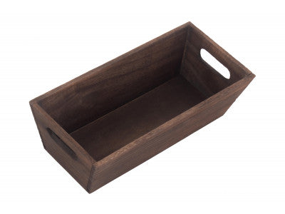 DARK WOODEN PACKING TROUGH