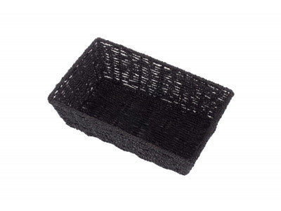 MEDIUM BLACK PAPER ROPE TRAY