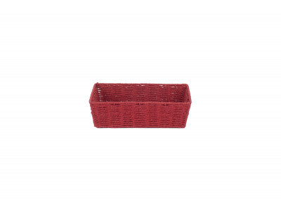 MEDIUM RED PAPER ROPE TRAY