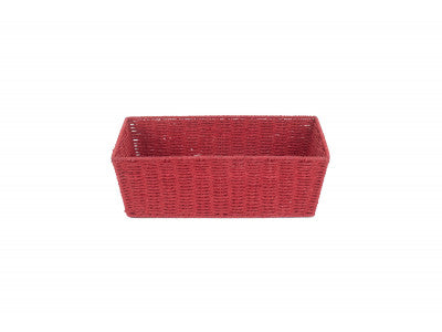 EXTRA LARGE RED PAPER ROPE TRAY