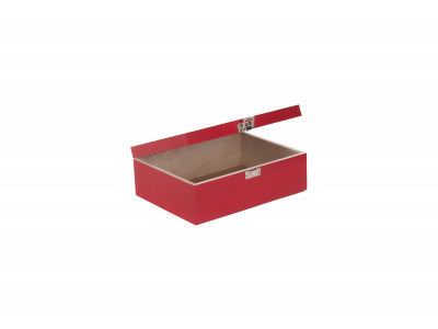 12" RED WOODEN BOX
