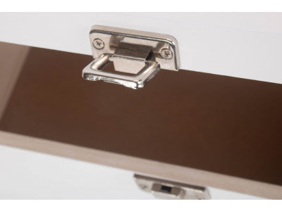 14" WHITE WOODEN BOX