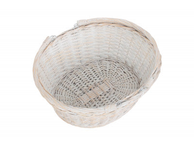 LARGE WHITE SWING HANDLE SHOPPER