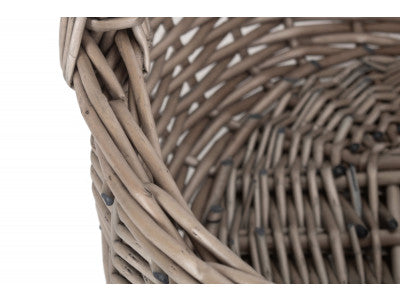 SMALL ANTIQUE WASH BATHROOM SHOPPER - UNLINED