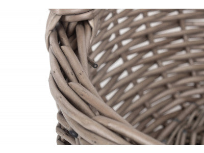 LARGE ANTIQUE WASH BATHROOM SHOPPER - UNLINED