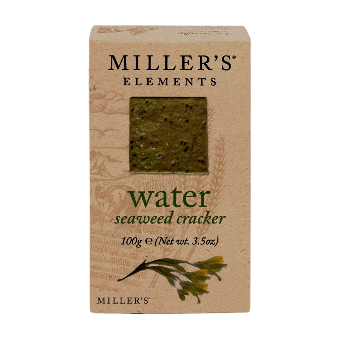 Artisan Biscuits Miller's Elements Water Seaweed Crackers (100g)