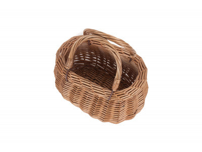 CHILD'S LIGHT STEAMED SWING HANDLED CORACLE SHOPPER