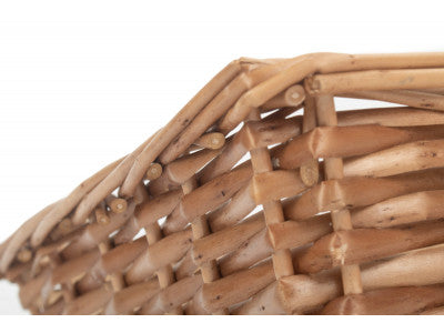 LIGHT STEAMED SQUARE SPLIT WILLOW TRAY