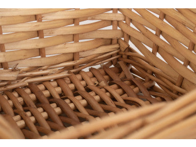 LIGHT STEAMED SQUARE SPLIT WILLOW TRAY