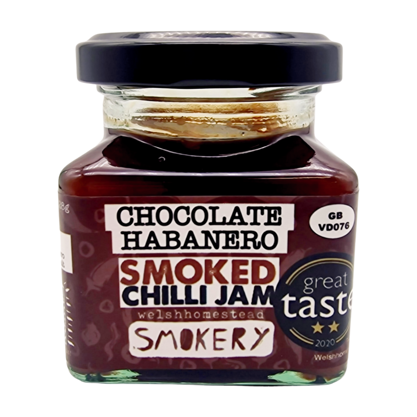 Welshhomestead Smokery Chocolate Habanero Smoked Chilli Jam (128g)