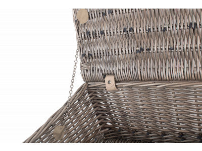 18" ANTIQUE WASH HAMPER