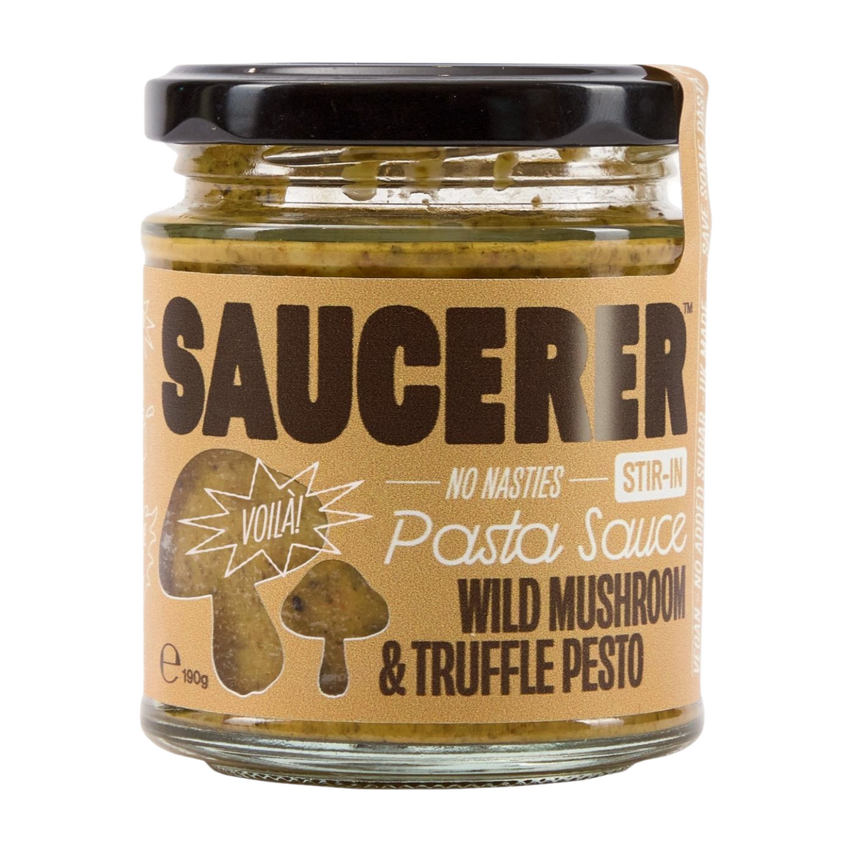Saucerer Wild Mushroom & Truffle Pesto (190g)