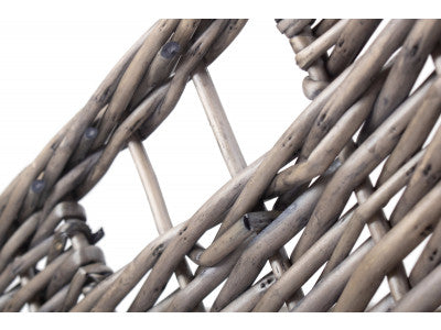 JUMBO ANTIQUE WASH STORAGE BASKET - UNLINED