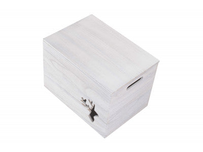 REINDEER CUT-OUT WOODEN BOX
