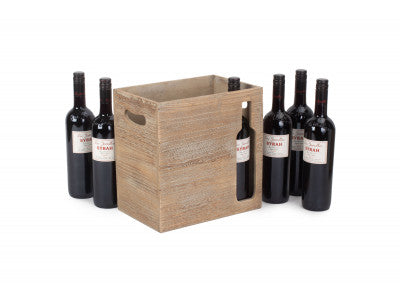 6 WINE BOTTLE CUT-OUT CARRIER