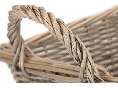 MEDIUM ANTIQUE WASH HANDLED STORAGE SOLUTION - UNLINED