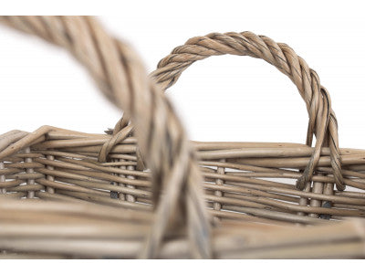 MEDIUM ANTIQUE WASH HANDLED STORAGE SOLUTION - UNLINED