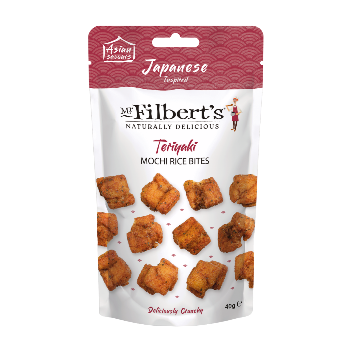 Mr Filbert's Japanese Inspired Teriyaki Mochi Rice Bites (40g)