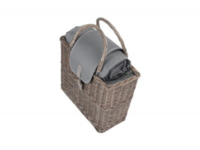 GREY CHILLER BASKET and PICNIC BLANKET