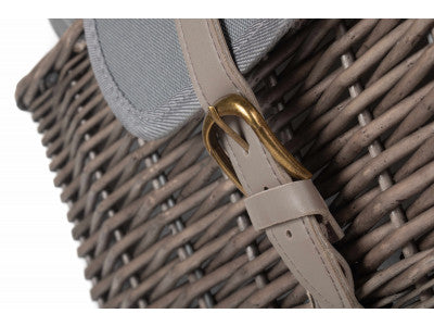 GREY CHILLER BASKET and PICNIC BLANKET