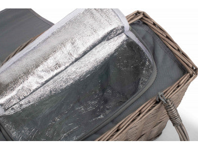 GREY CHILLER BASKET and PICNIC BLANKET