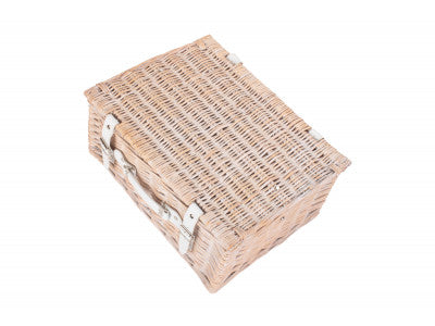 16" WHITE HAMPER