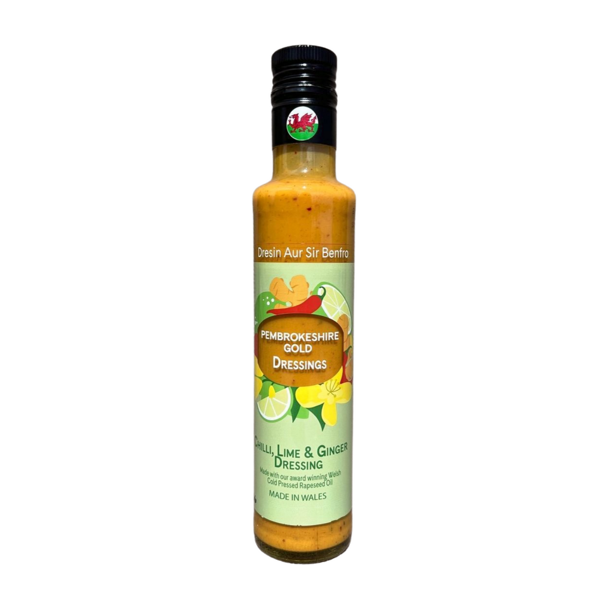 Pembrokeshire Gold Chilli, Lime & Ginger Dressing (250ml)