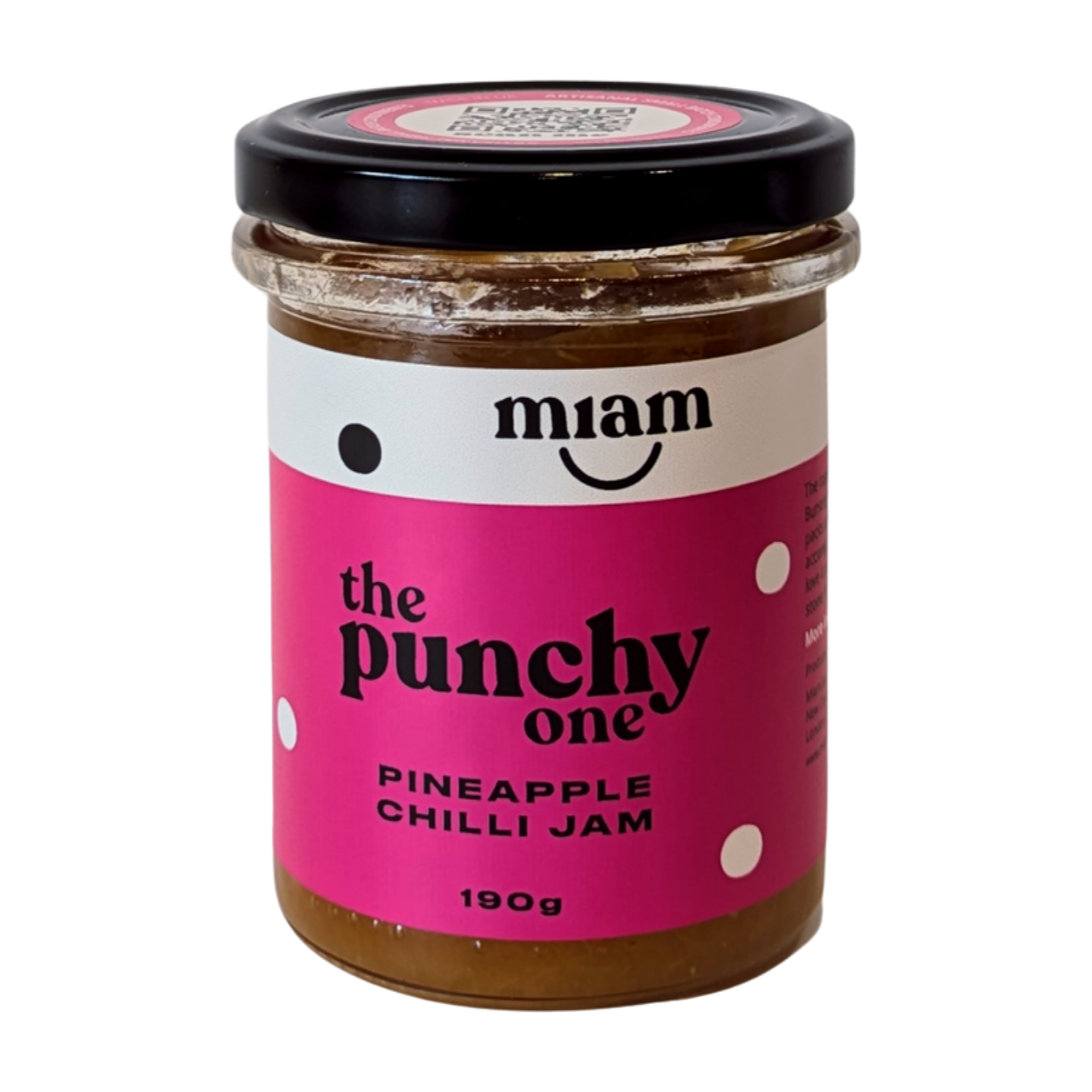 Miam The Punchy One: Pineapple Chilli Jam (190g)