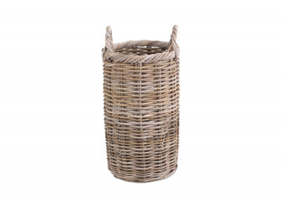 ROUND RATTAN UMBRELLA BASKET