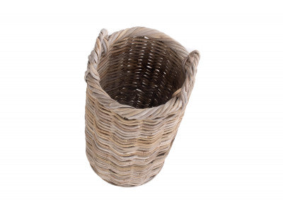 ROUND RATTAN UMBRELLA BASKET