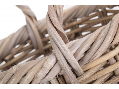 ROUND RATTAN UMBRELLA BASKET