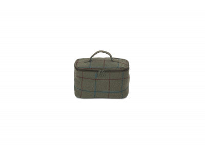 SMALL GREEN TWEED COOLER BAG