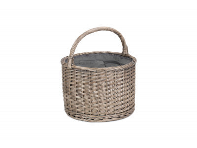 ROUND GREY CHILLER BASKET