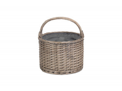 ROUND GREY CHILLER BASKET