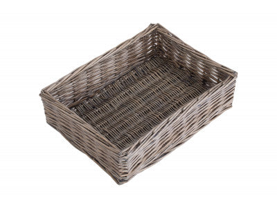 LARGE ANTIQUE WASH STRAIGHT-SIDED TRAY