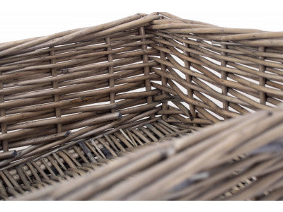 LARGE ANTIQUE WASH STRAIGHT-SIDED TRAY