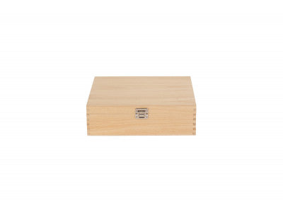 THREE BOTTLE CLEAR VARNISH WOODEN BOX