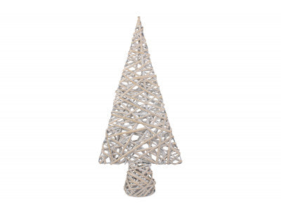 WHITE WASH TABLE TOP XMAS TREE