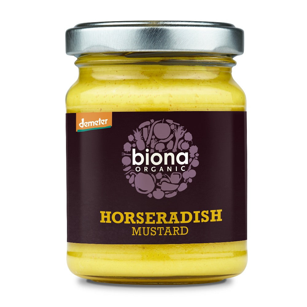 Biona Organic Horseradish Mustard (125g)