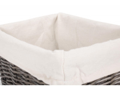 SMALL ANTIQUE WASH FINISH TRAY with LINING