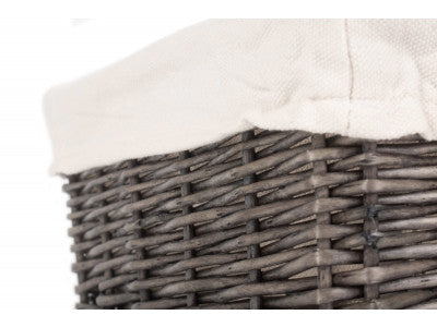 SMALL ANTIQUE WASH FINISH TRAY with LINING