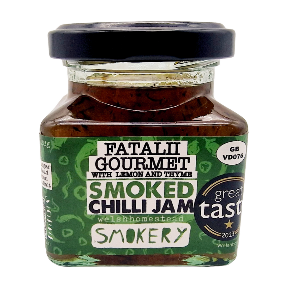 Welshhomestead Smokery Fatalii Gourmet Smoked Chilli Jam (128g)
