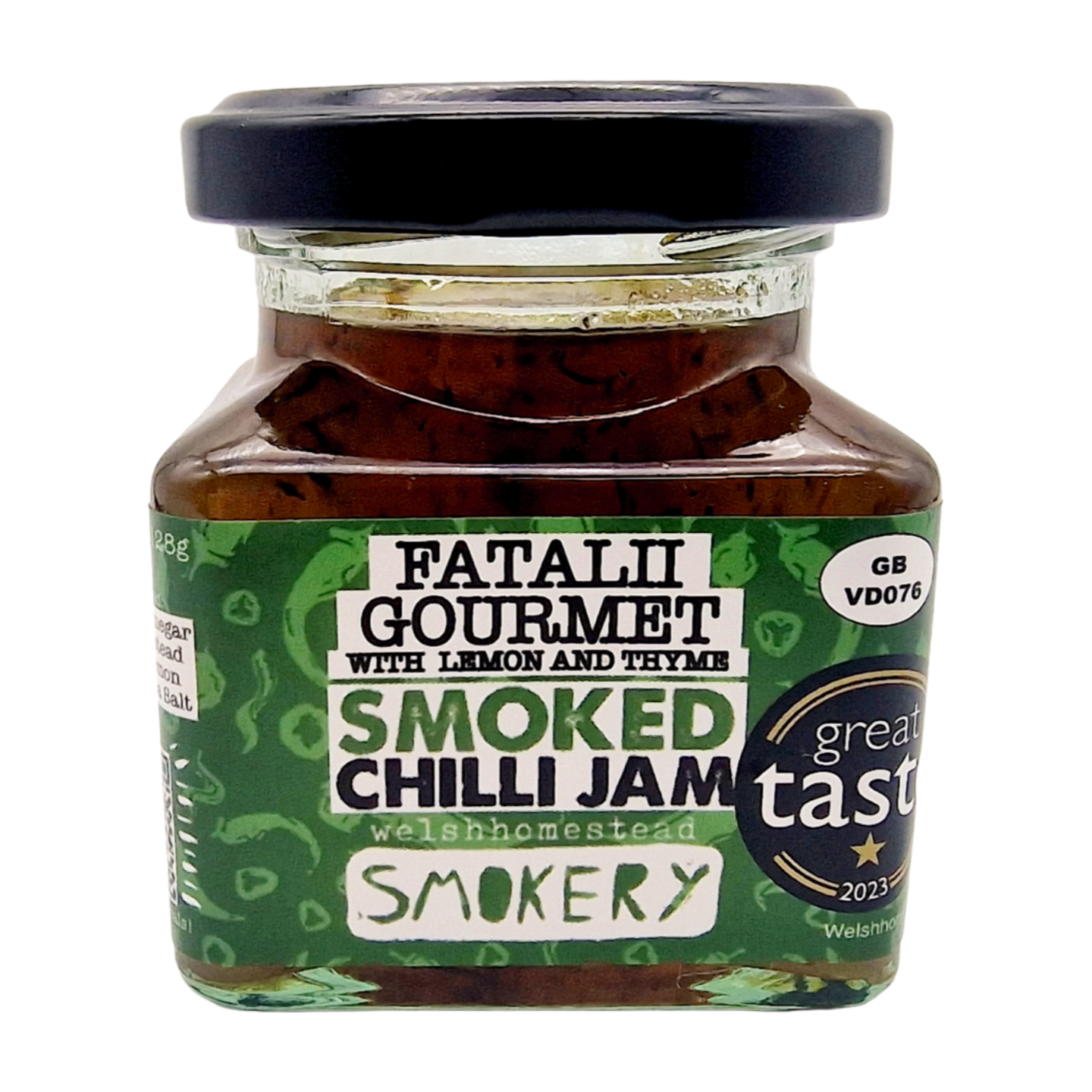 Welshhomestead Smokery Fatalii Gourmet Smoked Chilli Jam (128g)