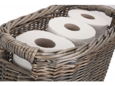 OVAL TOILET ORGANISER BASKET