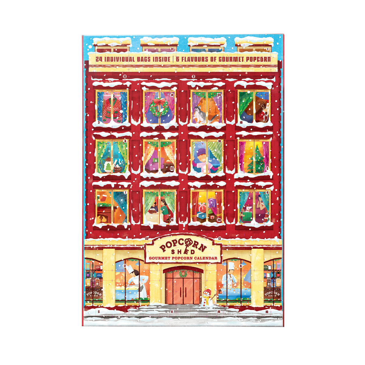 Popcorn Shed Popcorn Advent Calendar (168g)