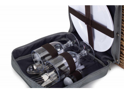 2 BOTTLE BEACH HAMPER