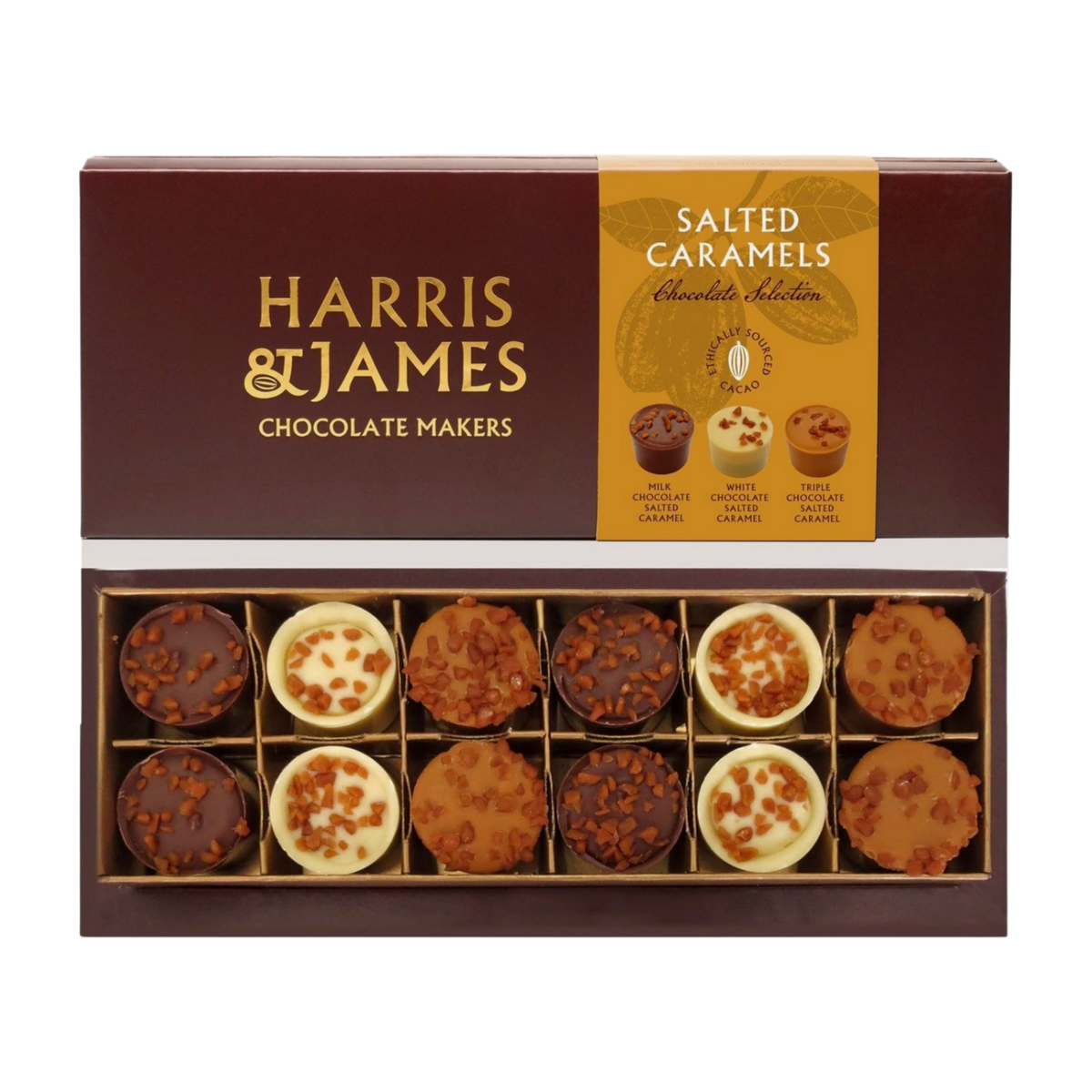 Harris & James Salted Caramel Chocolate Selection Box (180g)